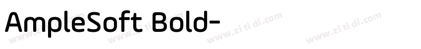 AmpleSoft Bold字体转换